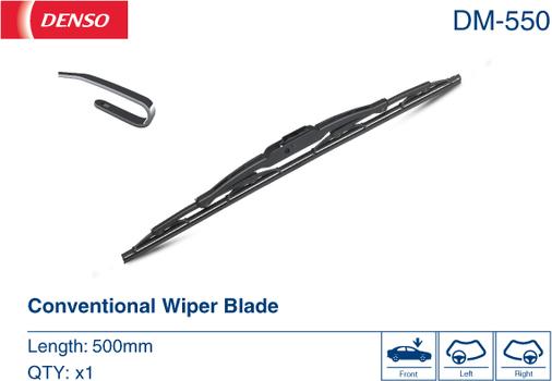 Denso DM-550 - Törlőlapát parts5.com