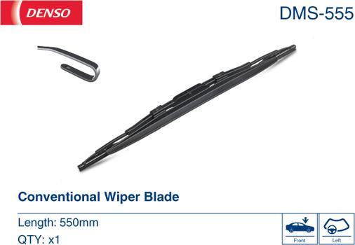 Denso DMS-555 - Перо на чистачка parts5.com