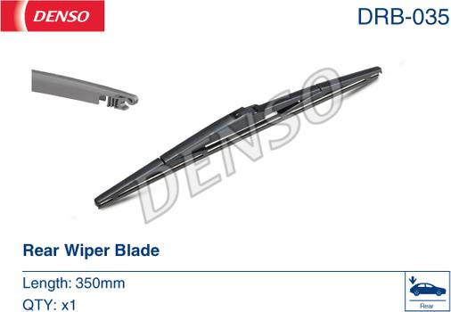 Denso DRB-035 - Щетка стеклоочистителя parts5.com