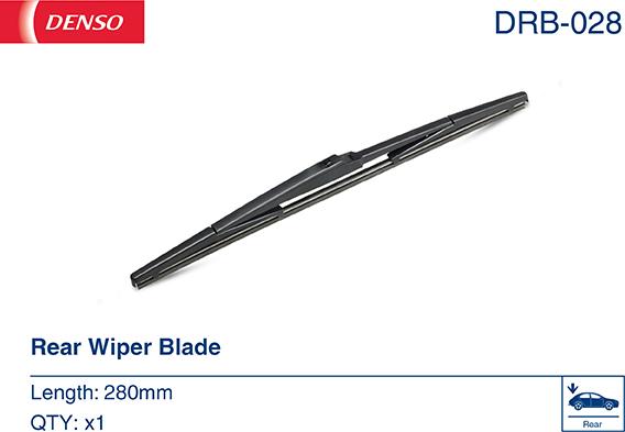 Denso DRB-028 - Wischblatt parts5.com