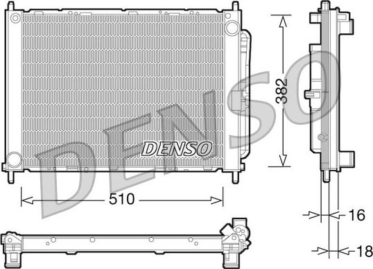 Denso DRM23101 - Modul racire parts5.com