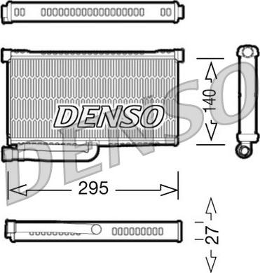 Denso DRR02004 - Топлообменник, отопление на вътрешното пространство parts5.com