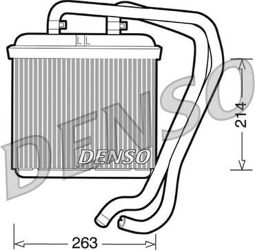 Denso DRR12004 - Heat Exchanger, interior heating parts5.com