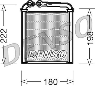 Denso DRR32005 - Heat Exchanger, interior heating parts5.com