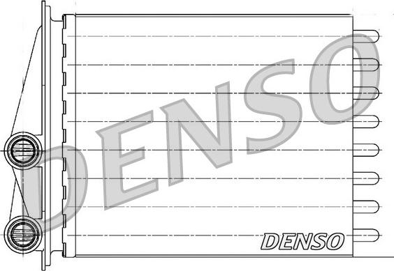 Denso DRR23020 - Výmenník tepla vnútorného kúrenia parts5.com