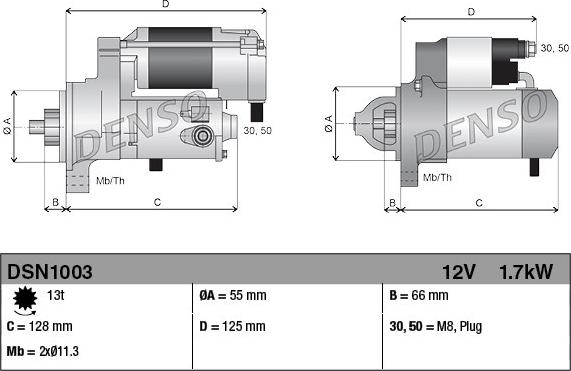 Denso DSN1003 - Önindító parts5.com