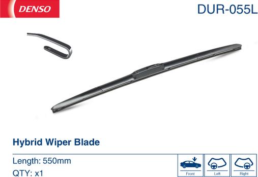 Denso DUR-055L - Wischblatt parts5.com