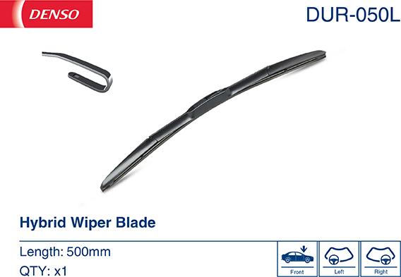 Denso DUR-050L - Silecek süpürgesi parts5.com