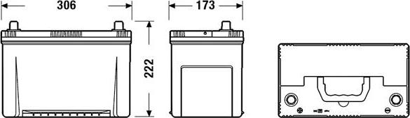 DETA DA955 - Starter Battery parts5.com