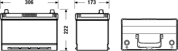 DETA DB955 - Starter Battery parts5.com