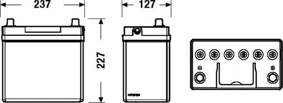 DETA DB454 - Стартов акумулатор parts5.com