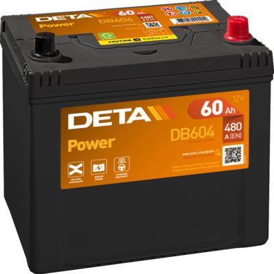 DETA DB604 - Стартов акумулатор parts5.com