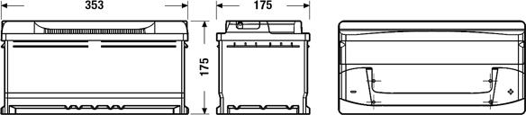 DETA DB852 - Starterbatterie parts5.com