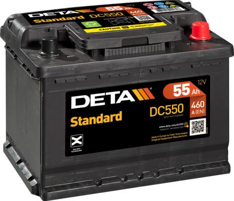 DETA DC550 - Стартов акумулатор parts5.com