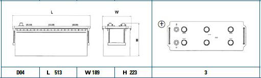 DETA DG1403 - Starter Battery parts5.com