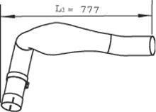 Dinex 48121 - Izpusna cev parts5.com