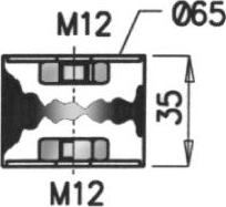 Dinex 68900 - Suport, sistem de esapament parts5.com