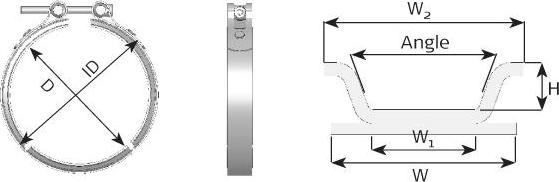 Dinex 68835 - Conector teava, sistem de esapament parts5.com