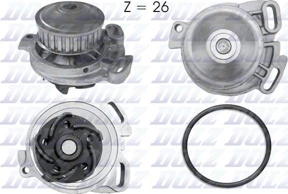 DOLZ A152 - Водяной насос parts5.com