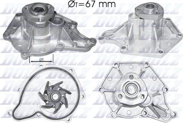 DOLZ A213 - Pumpa za vodu parts5.com