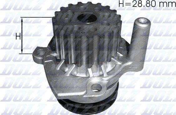 DOLZ A222 - Pompe à eau parts5.com