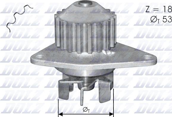 DOLZ C114 - Water Pump parts5.com