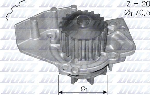 DOLZ C120 - Водна помпа parts5.com