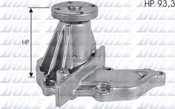 DOLZ F133 - Водна помпа parts5.com