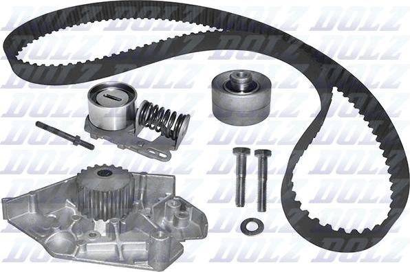 DOLZ KD009 - Water Pump & Timing Belt Set parts5.com