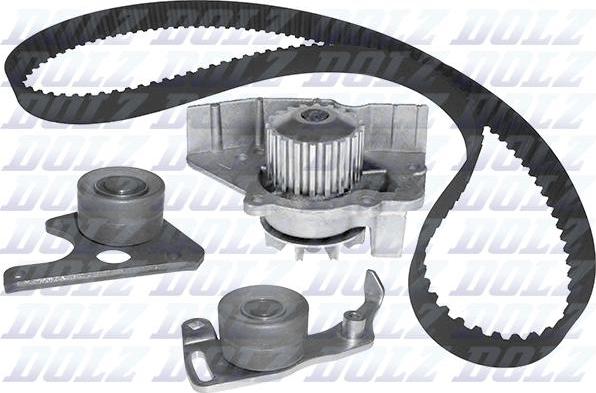 DOLZ KD012 - Water Pump & Timing Belt Set parts5.com