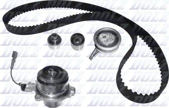 DOLZ KD153V - Set pompa apa + curea dintata parts5.com