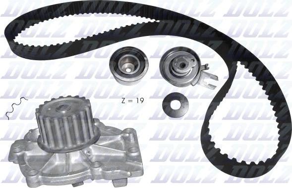 DOLZ KD111 - Set pompa apa + curea dintata parts5.com