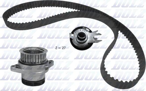 DOLZ KD230 - Set pompa apa + curea dintata parts5.com