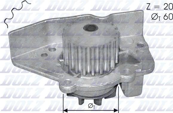 DOLZ N405 - Su pompası parts5.com