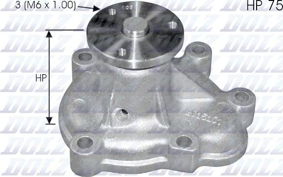 DOLZ O142 - Pompa apa parts5.com