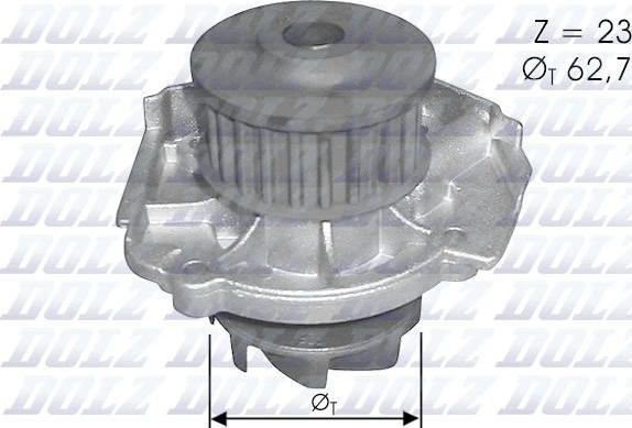 DOLZ S319 - Vodní čerpadlo parts5.com