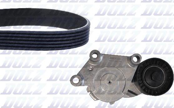 DOLZ SKD195A - Set curea de distributie parts5.com