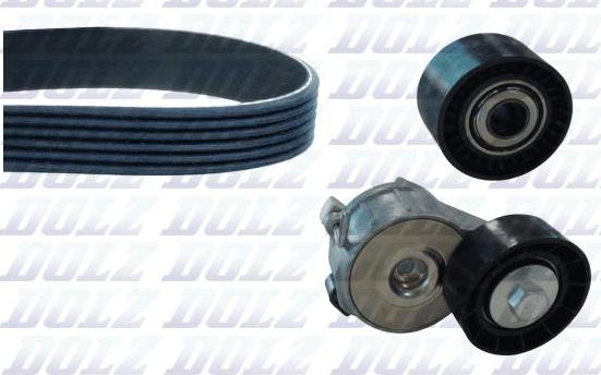 DOLZ SKD198A - Fogasszíjkészlet parts5.com