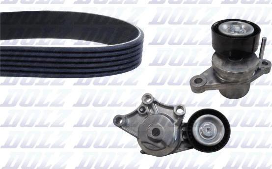 DOLZ SKD204A - Set curea de distributie parts5.com