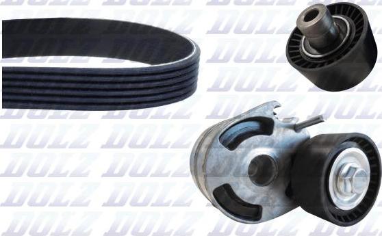 DOLZ SKD212A - Timing Belt Set parts5.com