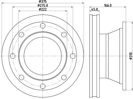 TRW DF5078S - Disc frana parts5.com