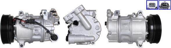 DRI 700511098 - Compressor, air conditioning parts5.com