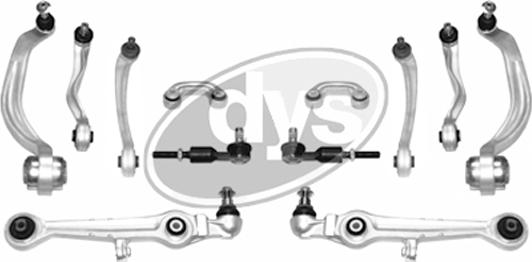 DYS 29-05112-M - Sada ramien nápravy zavesenia kolies parts5.com