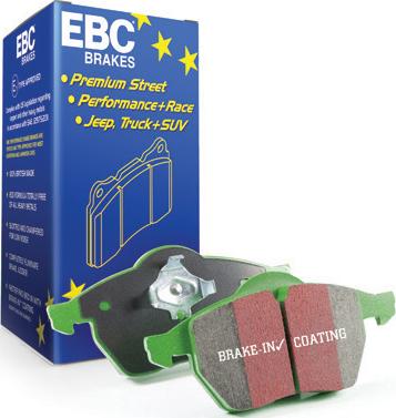 EBC Brakes DP2680 - Тормозные колодки, дисковые, комплект parts5.com