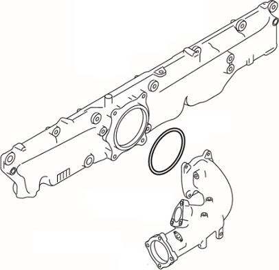 Elring 906.740 - Уплътнение, корпус на всмукателен колектор parts5.com