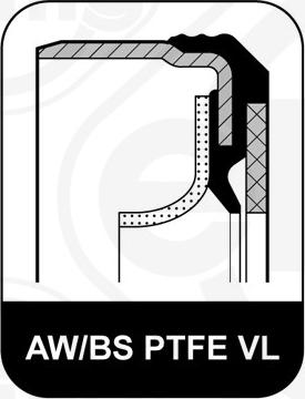 Elring 445.591 - Simering, arbore cotit parts5.com