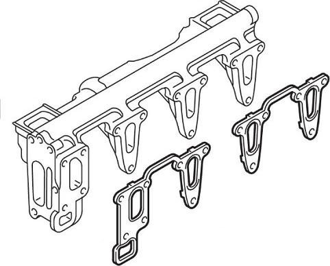 Elring 873.340 - Set garnitura sistem EGR parts5.com