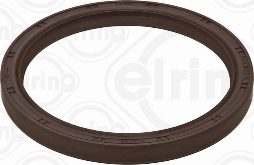 Elring 707.340 - Tesniaci krúżok kľukového hriadeľa parts5.com