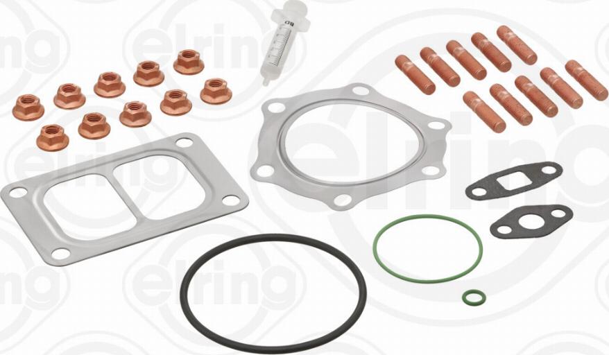 Elring 716.091 - Zestaw montażowy, urządzenie ładujące turbo parts5.com