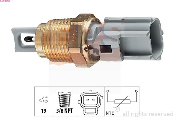 EPS 1.994.004 - Sensor, intake air temperature parts5.com